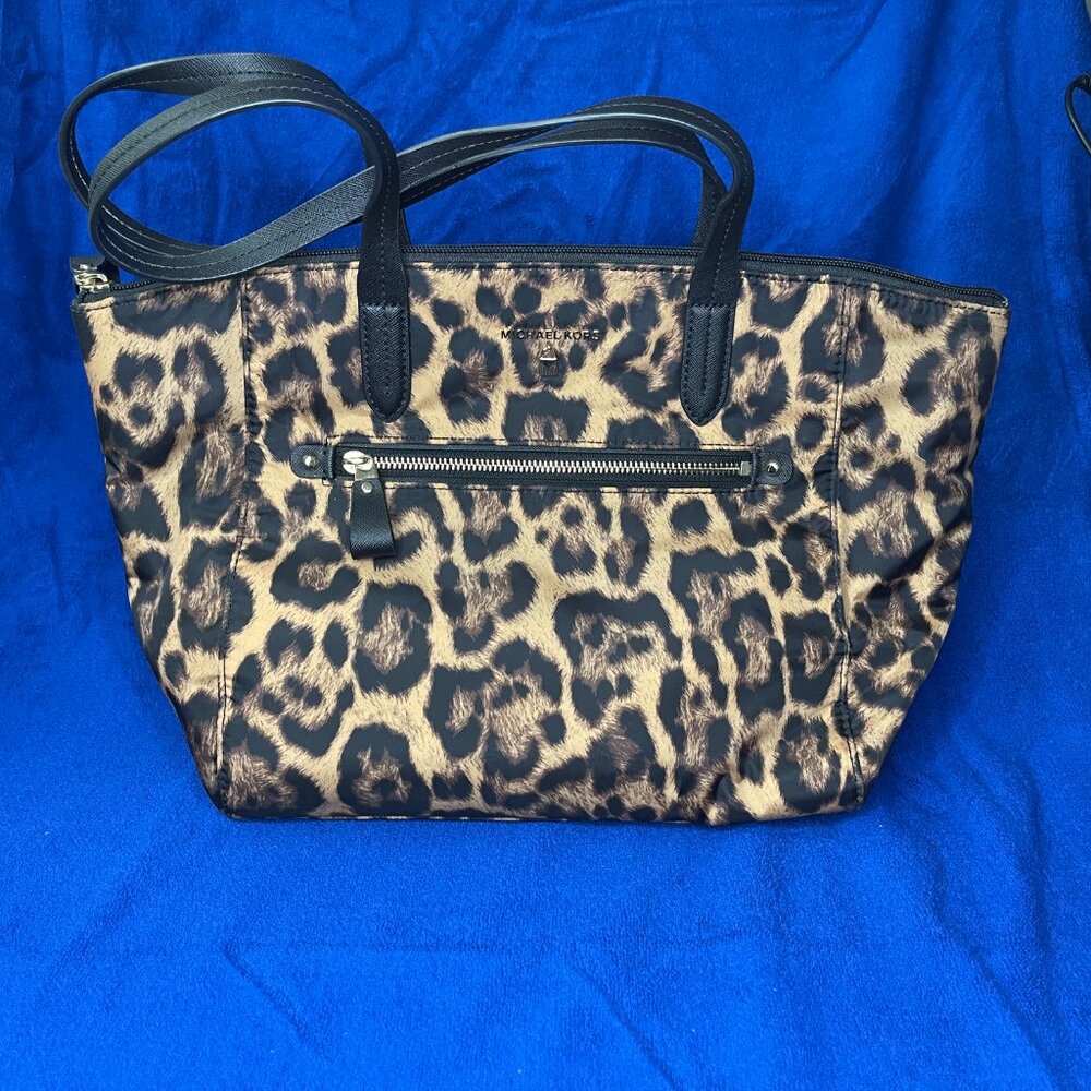 NWOT Michael Kors Leopard Print Tote